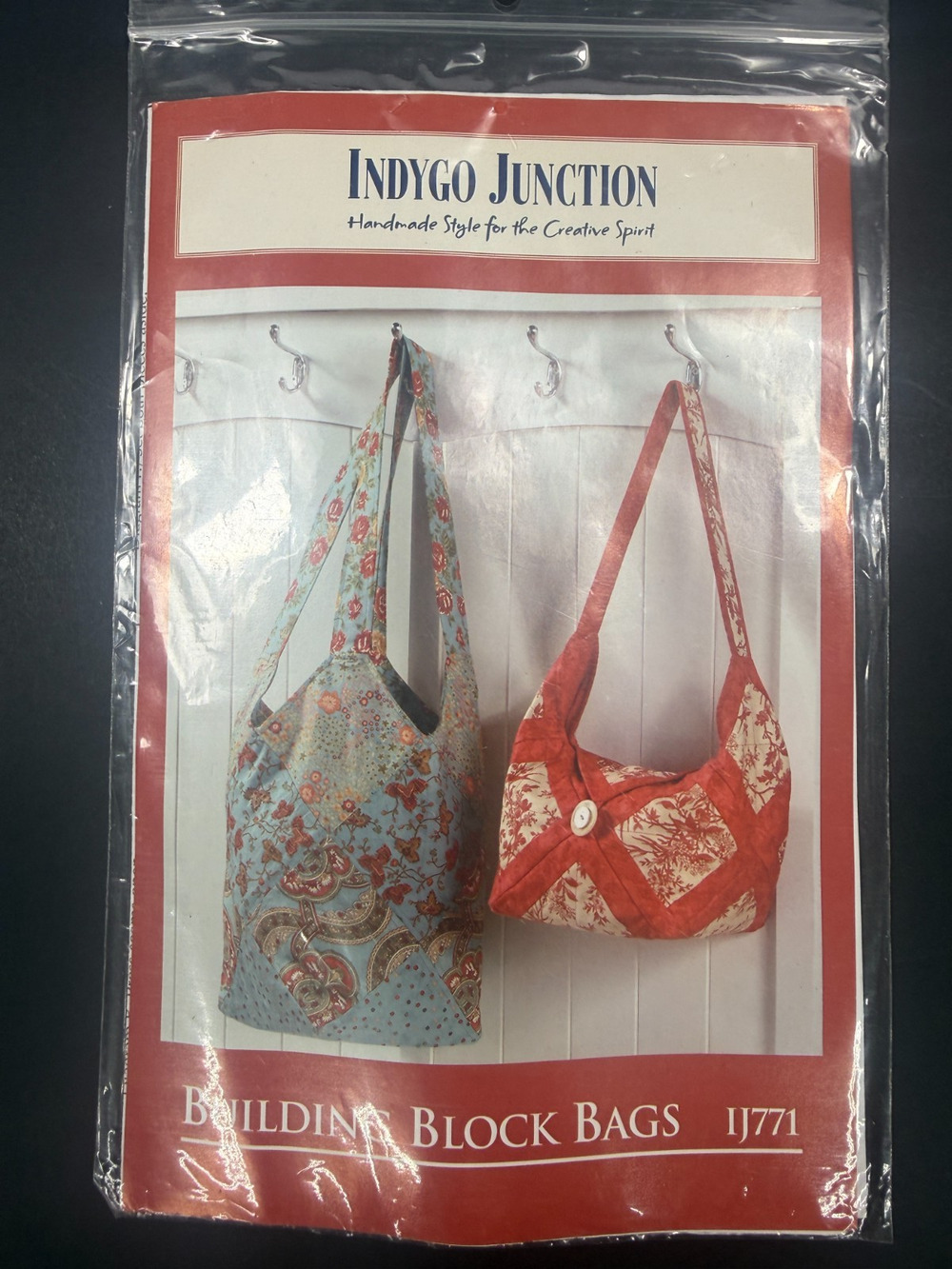 Indygo Junction Building Block Bags Sewing Pattern IJ771 Amy Barickman Tote
